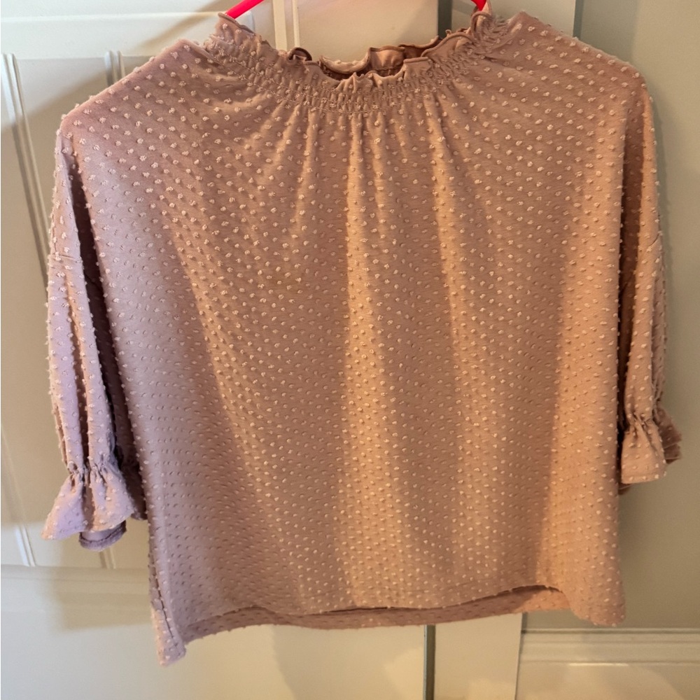 Women's Textured Blouse - Purle
